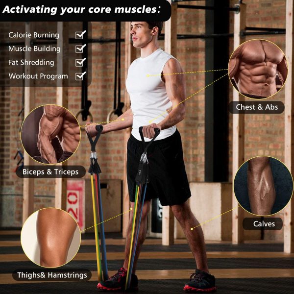 High Quality Portable Resistance Bands With Handles