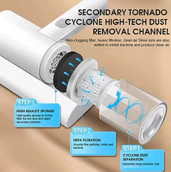 Portable Household Electric Mite Removal Bed Vacuum Cleaner, Mattress Vacuum Cleaner