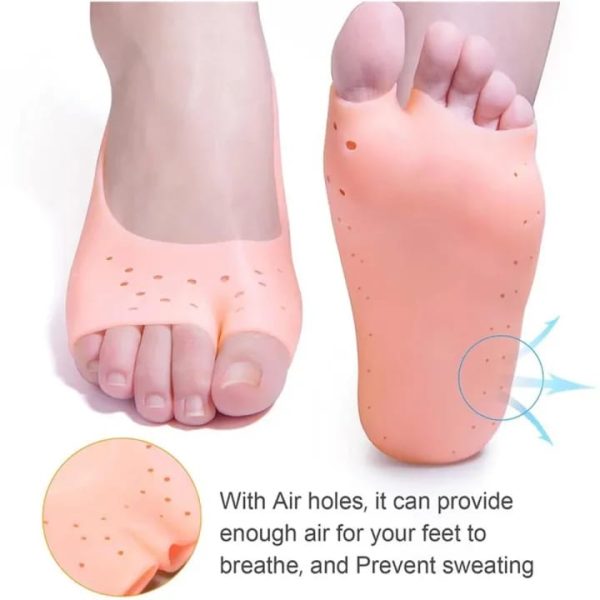 Silicone Gel Moisturizing Socks, Non-slip Socks,