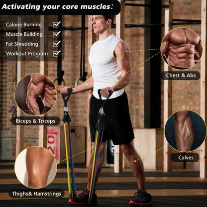 High Quality Portable Resistance Bands With Handles