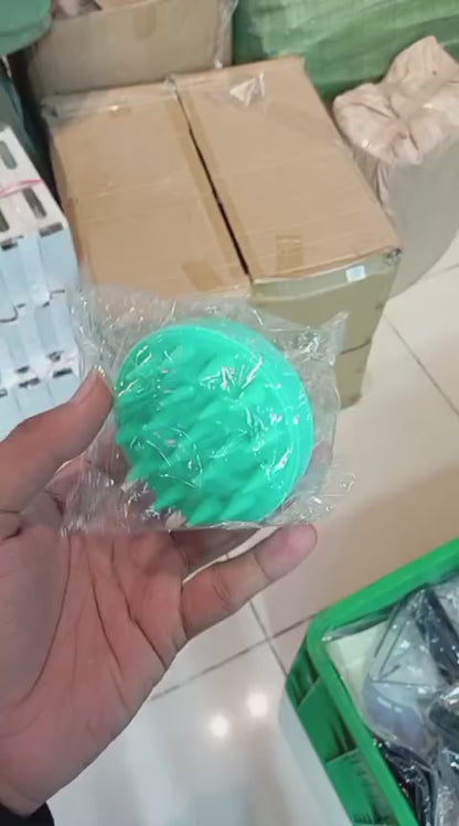 Scalp Hair Scrubber With Soft  Bristles