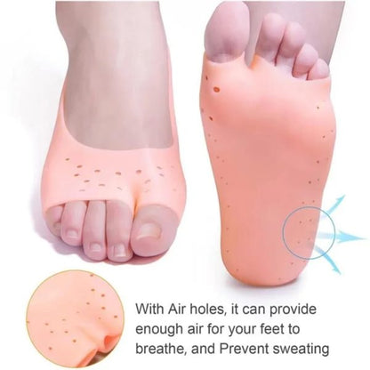 Silicone Gel Moisturizing Socks, Non-slip Socks,